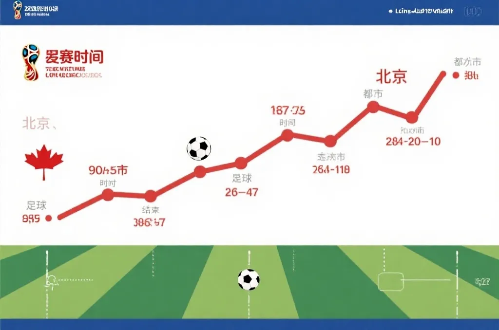 世界杯观赛时间轴与加拿大多城市时差示意